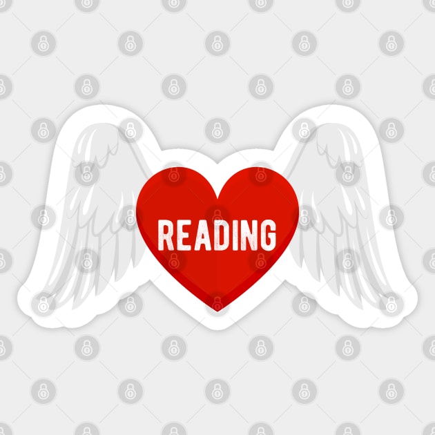 I Love Reading Sticker by Eric Okore